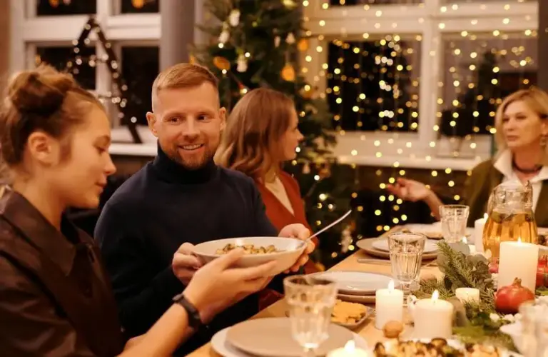 Navigating having blended families for the holidays.