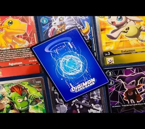 Various Colors from the Digimon Card Game