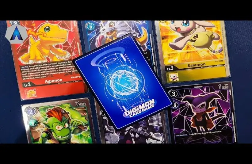 Various Colors from the Digimon Card Game