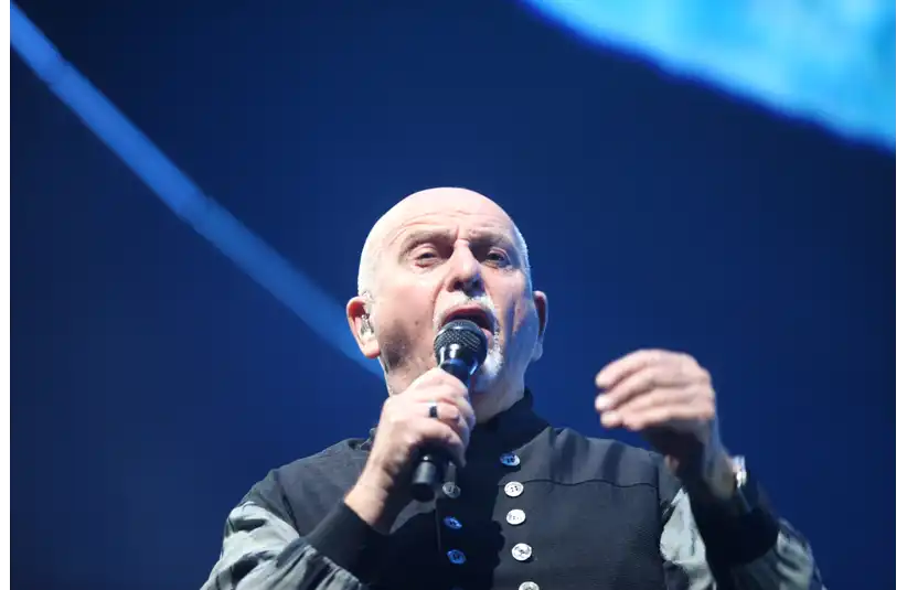 Peter Gabriel performs at Fiserv Forum in Milwaukee on Monday, Oct. 2, 2023.