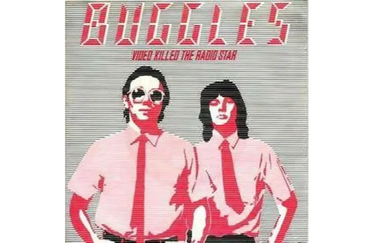 Artwork for the single "Video Killed the Radio Star" by the Buggles.