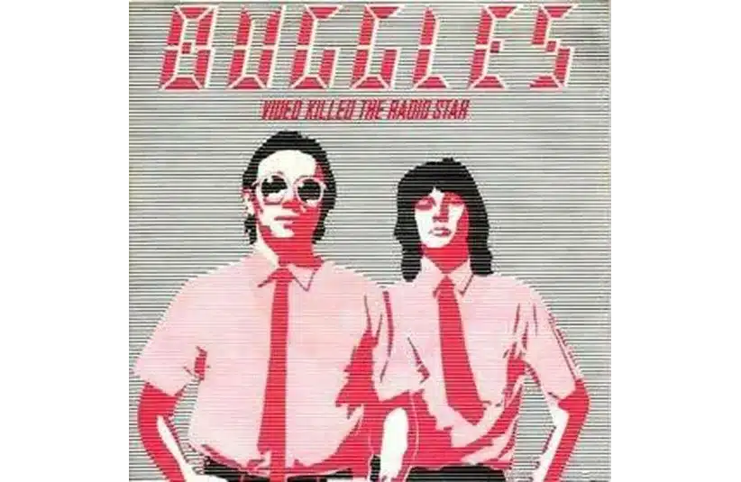 Artwork for the single "Video Killed the Radio Star" by the Buggles.