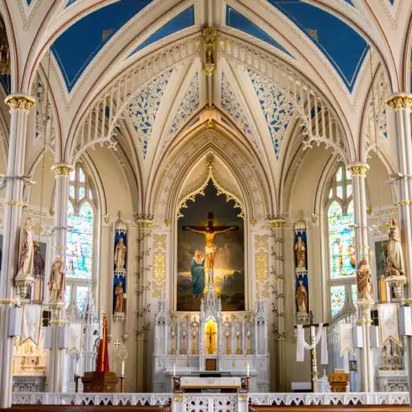 Saint Mary's Cathedral, Natchez, United States. where Saint Anthony Zaccaria is worshiped. A good place to begin Lent.