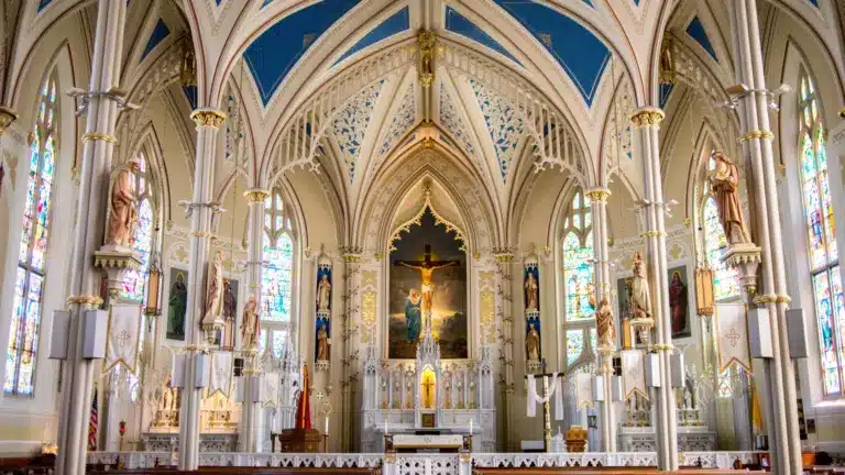 Saint Mary's Cathedral, Natchez, United States. where Saint Anthony Zaccaria is worshiped. A good place to begin Lent.