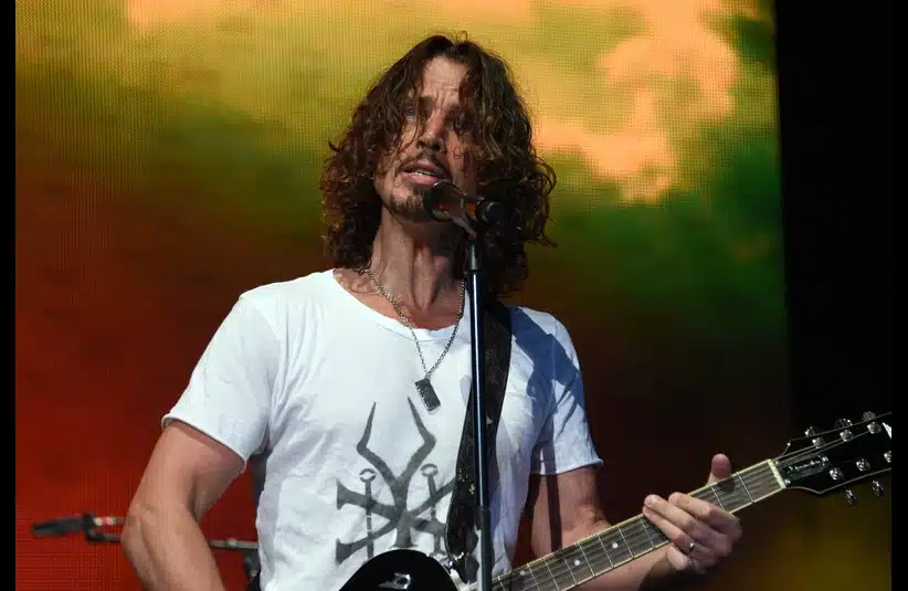 Chris Cornell of Soundgarden performs.