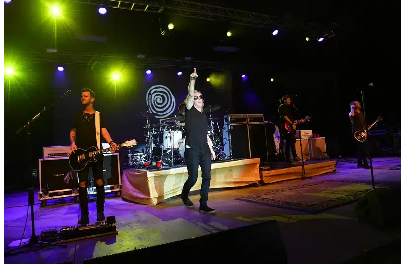 Ed Roland of Collective Soul performs at Pompano Beach Amphitheater.