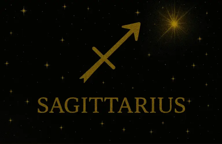 Black and Gold Sagittarius