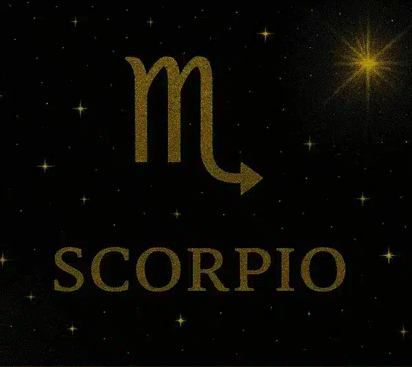 Black and Gold Scorpio