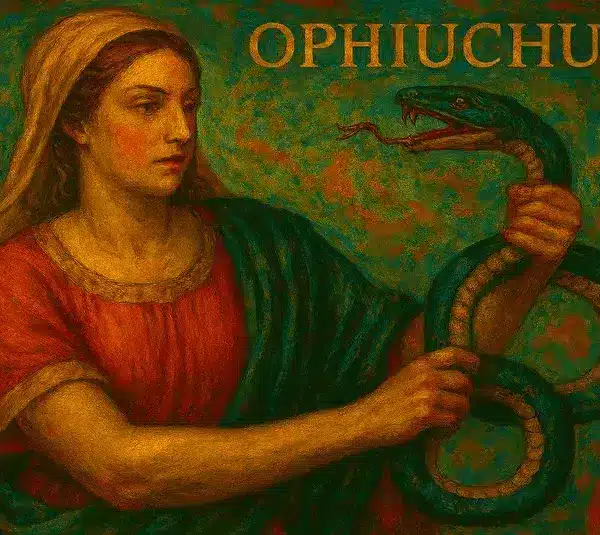 Feminine Ophiuchus and the Serpent.