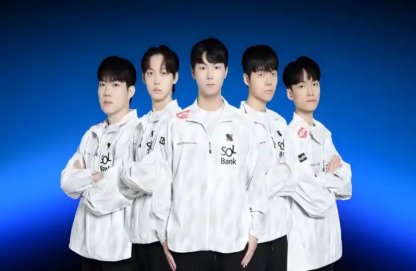 DRX, LCK Cup 2025, Left to Right: Rich, Sponge, Ucal, Teddy, Andil