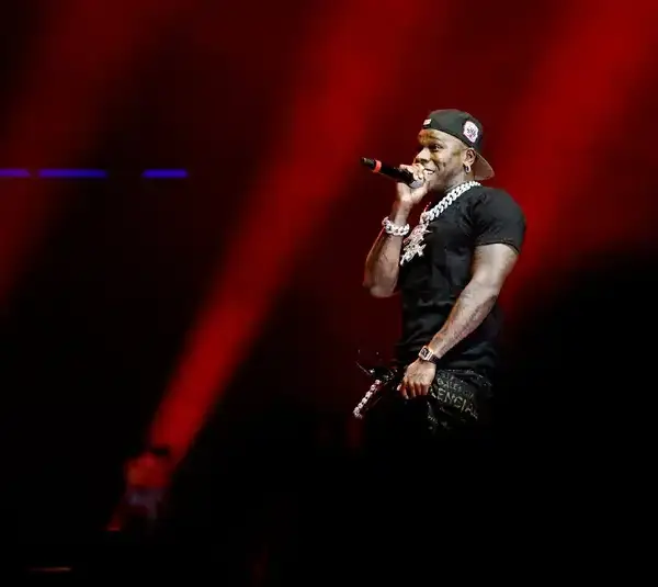 DaBaby during the Humor & Harmony Weekend: Big Bowl Comedy Show presented by 50 Cent at the Shreveport Municipal Auditorium Thursday evening, August 8, 2024. His new album is out on January 30, 2026.