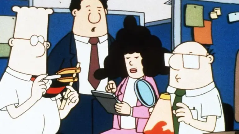 Dilbert created by Scott Adams.