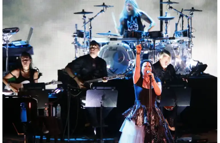 Amy Lee and her band Evanescence during Rock Fest in Cadott July 18-20.