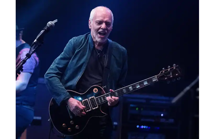 Peter Frampton jams during his Finale - The Farewell Tour at Comerica Theatre in Phoenix on Sept. 26, 2019.