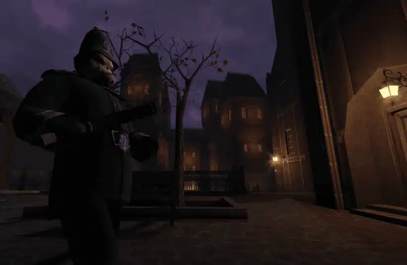 Hightown is infested with patrolling pig-like creatures called Constables