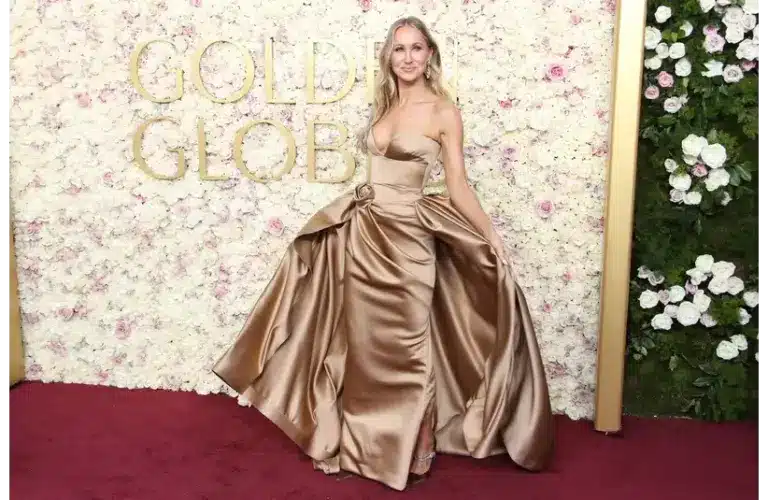 Comedian Nikki Glaser, pictured, will host the Golden Globes for the second straight year.