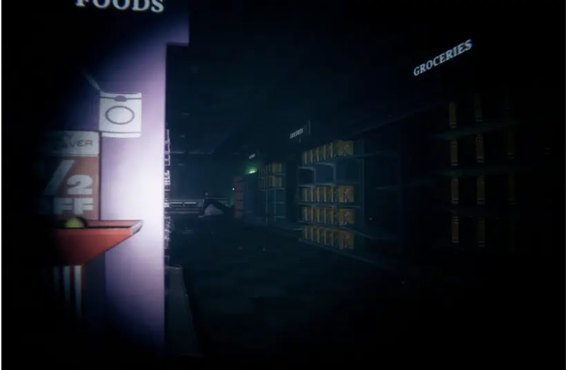 HellMart contains creepy supernatural entities that wonder the aisles during the night shift