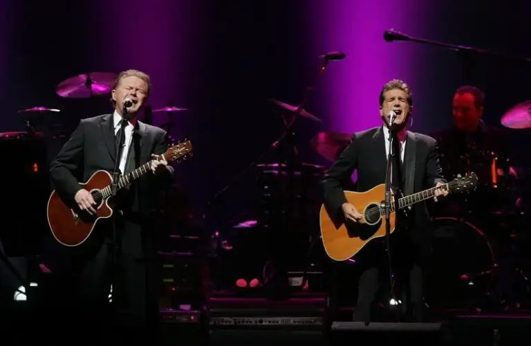 The Eagles perform "Hotel California" at the Sommet Center.