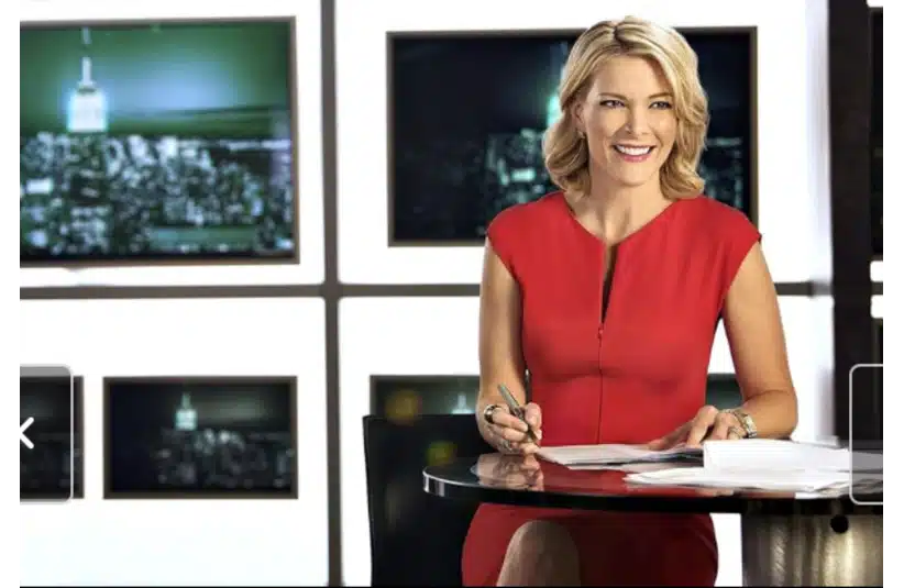 Commentator Megyn Kelly on her News Show