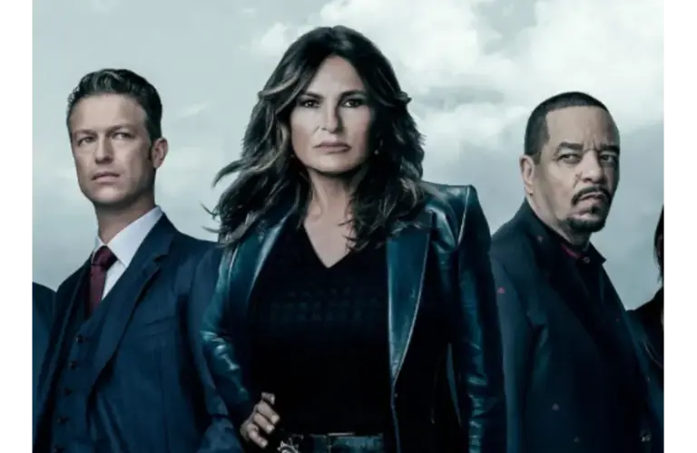 NBC, Law & Order: SVU image of Mariska Hargitay and castmates