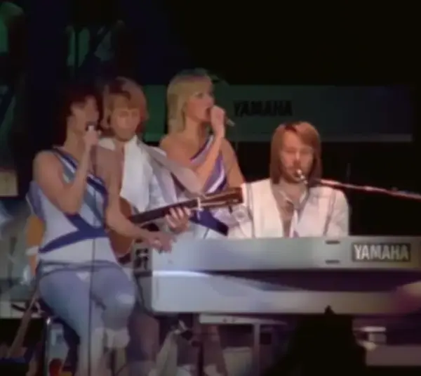 ABBA - Swedish Band - performing at a show