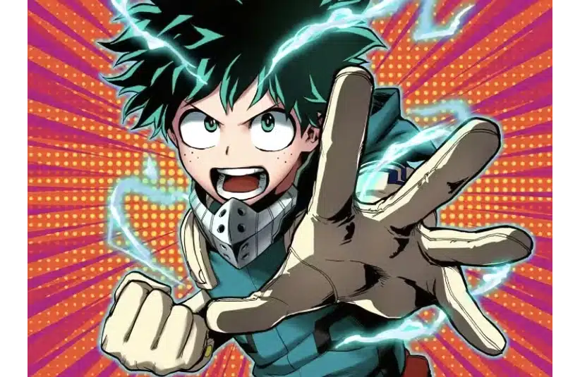 Heroic Anime - Izuku Midoriya from “My Hero Academia”