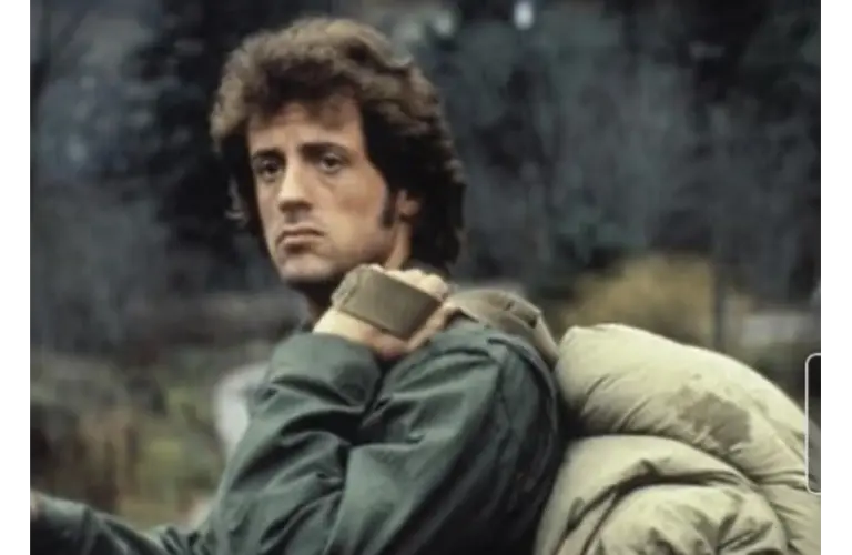Sylvester Stallone as John Rambo in “First Blood”