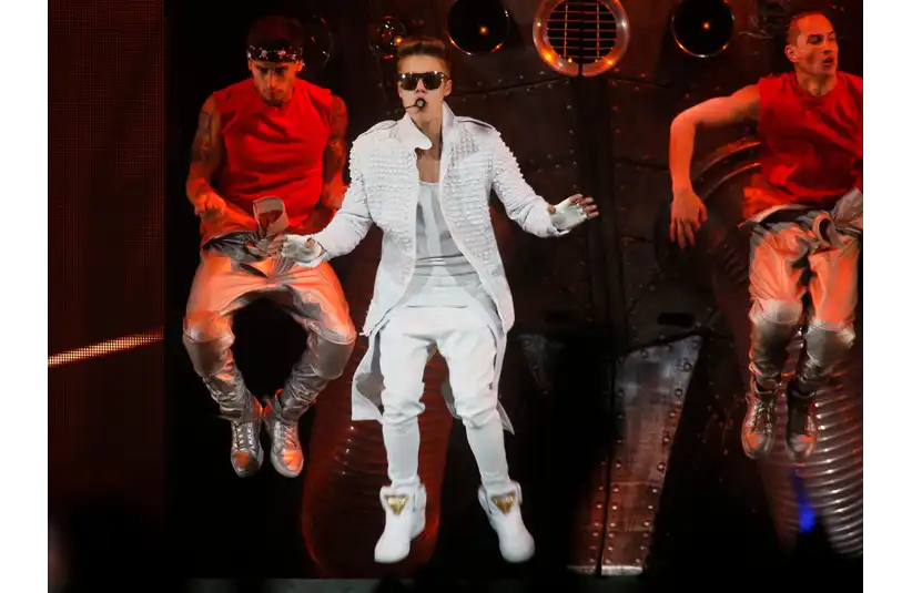 Justin Bieber at Nationwide Arena for his show July 12, 2013.