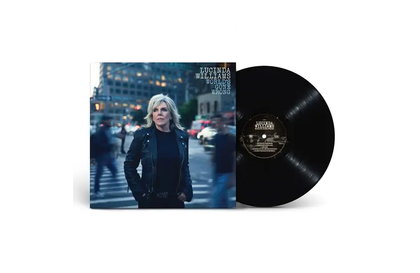 Album cover of Lucinda Williams' new album World's Gone Wrong