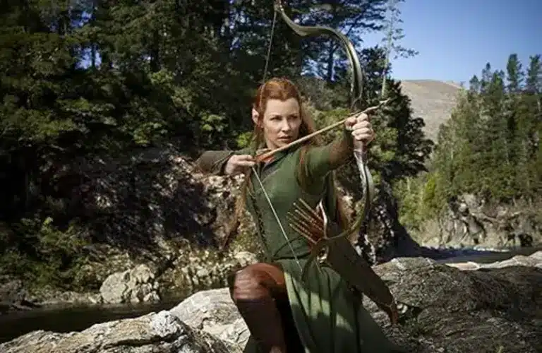 Evangeline Lilly as Tauriel in The Hobbit: The Desolation of Smaug