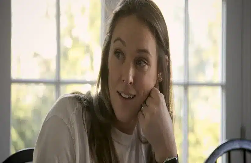image Kylie Kelce screenshot from the documentary "Kelce"