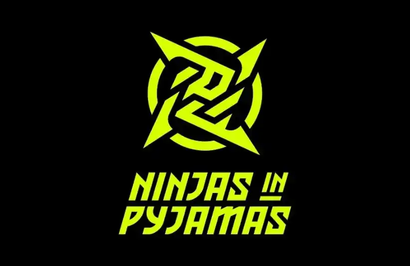 Green logo for Ninjas In Pajamas esports team