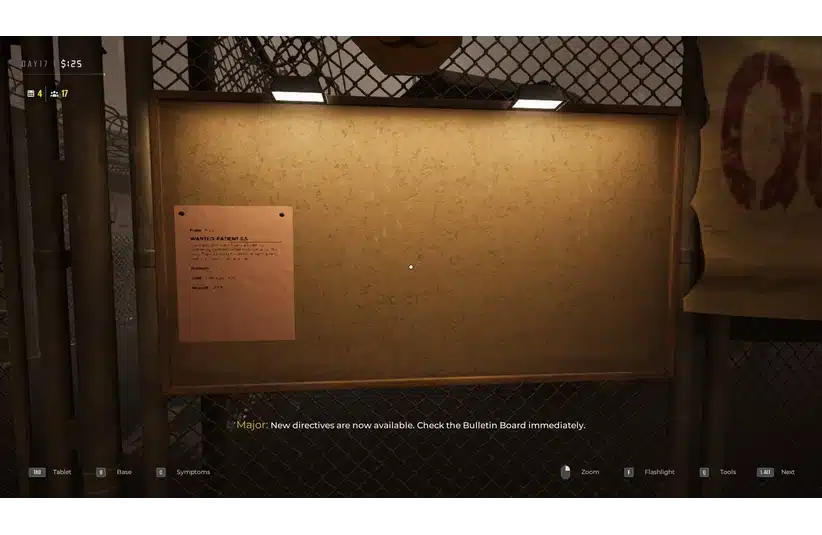 Bulletin Board from Quarantine Zone