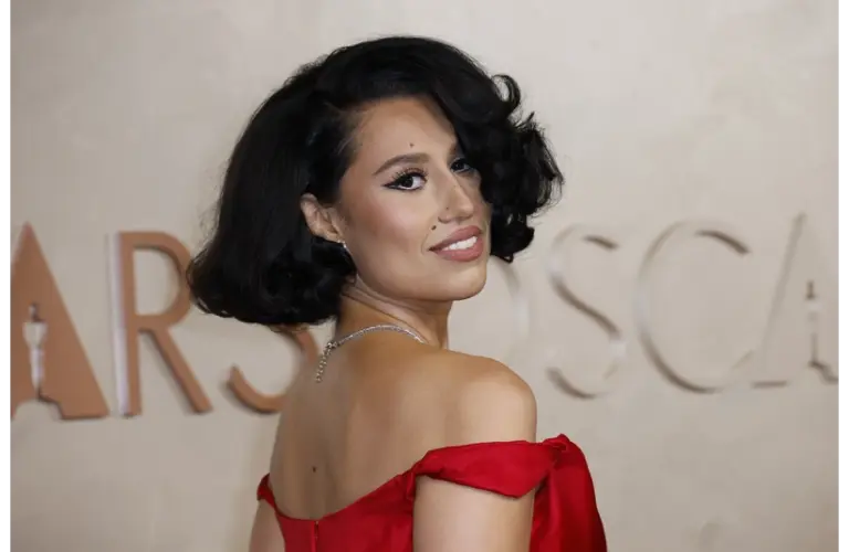 Raye on the red carpet at the 97th Oscars at the Dolby Theatre at Ovation Hollywood in Los Angeles on Sunday, March 2, 2025.