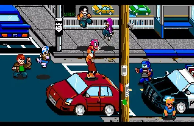 River City Ransom: Underground combat