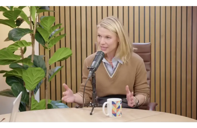 Actress Claire Danes in a recent "Good Hang with Amy Poehlr" podcast episode