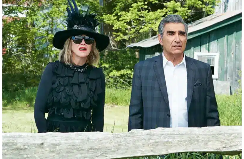 Eugene Levy and Catherine O'Hara in an episode of "Schitt's Creek"
