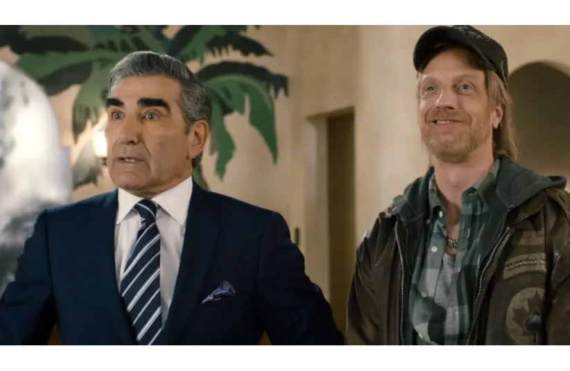 Eugene Levy and Chris Elliott in "Schitt's Creek"