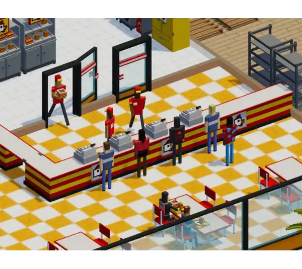 Screenshot from Definitely Not Fried Chicken, Epic Games Store, Weekly Free Game