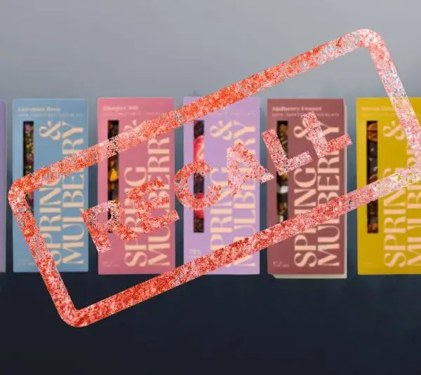 Spring & Mulberry recalled chocolate bars
