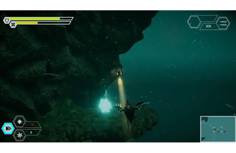 Sub-Species gameplay fighting deep-sea creatures