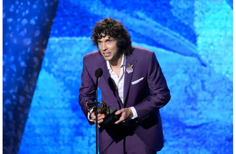 Tobias Jesso Jr. accepts the award for songwriter of the year, non-classical.