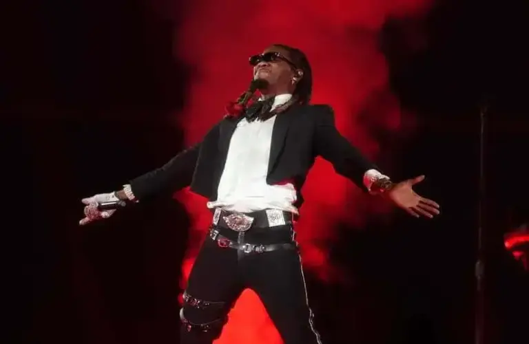 Offset performs at the TikTok in the Mix music festival at Sloan Park on Dec. 10, 2023.