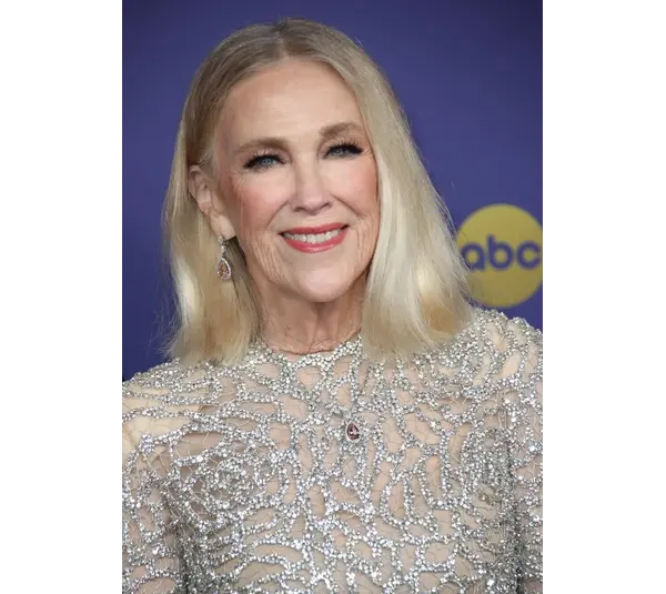 Sep 15, 2024; Los Angeles, CA, USA; Catherine O'Hara at the 76th Emmy Awards at the Peacock Theater on Sunday, Sept. 15, 2024 in Los Angeles. Mandatory Credit: Dan MacMedan-USA TODAY