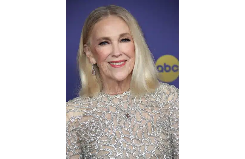 Sep 15, 2024; Los Angeles, CA, USA; Catherine O'Hara at the 76th Emmy Awards at the Peacock Theater on Sunday, Sept. 15, 2024 in Los Angeles. Mandatory Credit: Dan MacMedan-USA TODAY
