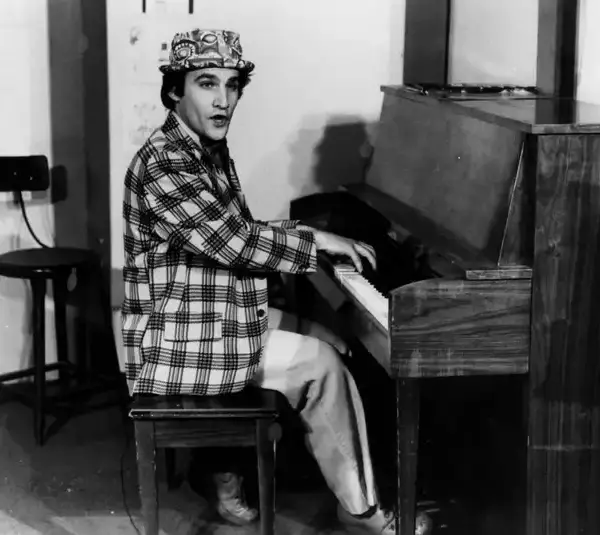 Uncle Floyd Vivino, posing for a feature in The Bergen Record, 1984.