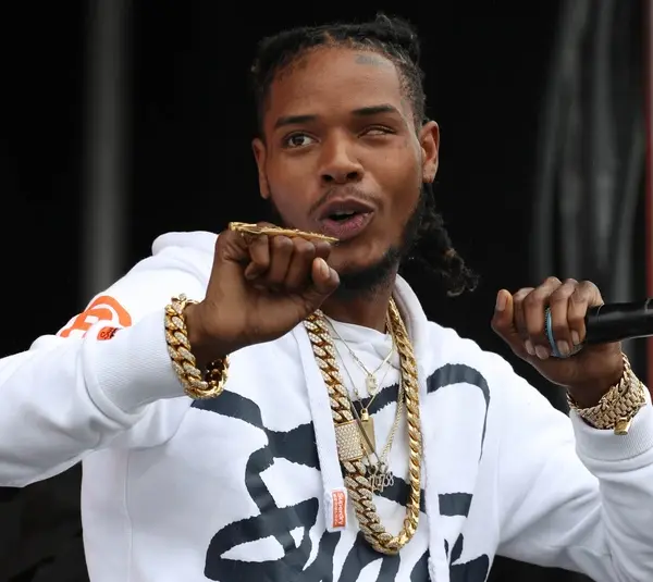 May 21, 2016; Baltimore, MD, USA; Fetty Wap entertains Infield Fest fans during the 141st running of the Preakness Stakes at Pimlico Race Course. Mandatory Credit: Mitch Stringer-Imagn Images