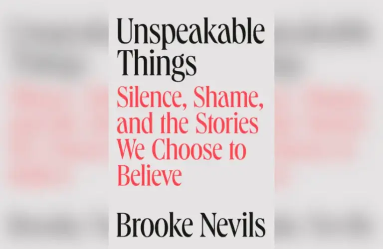 Book cover for "Unspeakable Things", written by Brooke Nevils.