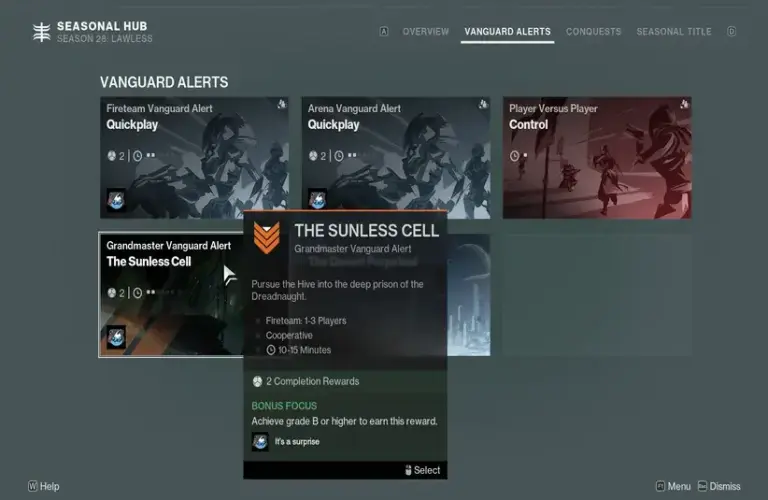 Destiny 2 Grandmaster Vanguard Alert Showcased in Bungie's TWID