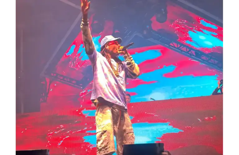 Rapper Wiz Khalifa, seenhere performing at the Ventura County Fairgrounds, has a new album out Friday, January 16.